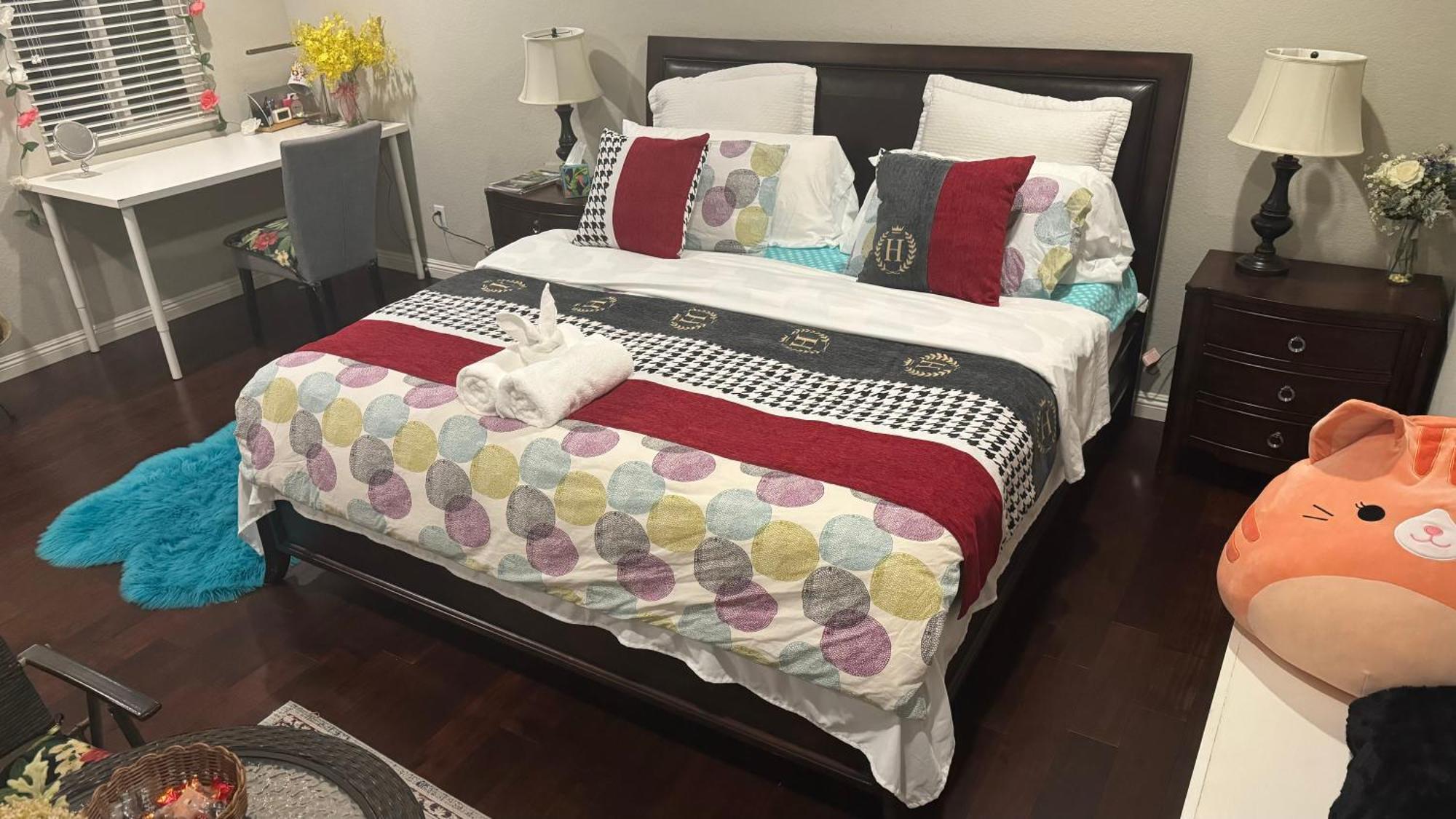 King Bed Big Room Chino Hills Luaran gambar